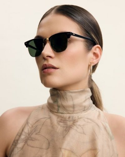 OKULARY RAY-BAN® CLUBMASTER RB 3016 901/58 55 ROZMIAR M Z POLARYZACJĄ