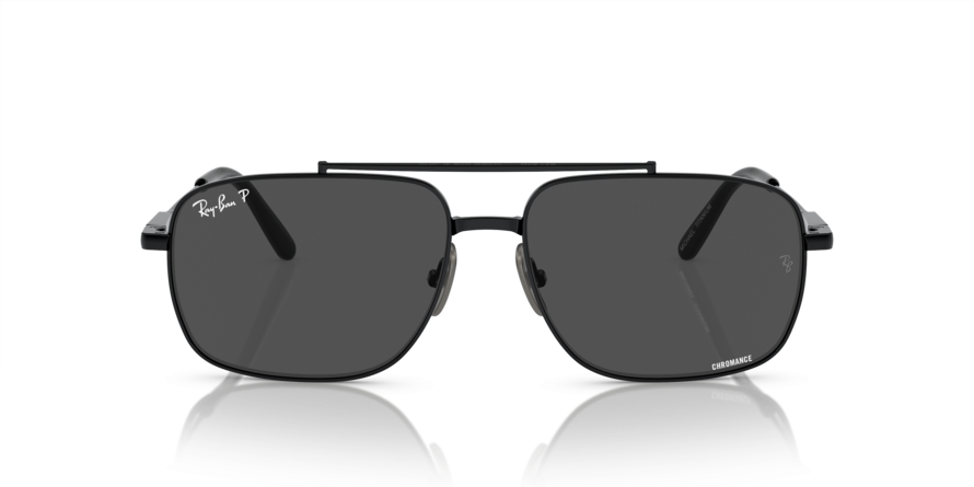 OKULARY RAY-BAN® MICHAEL TITANIUM RB 8096 9267K8 59 ROZMIAR L Z POLARYZACJĄ