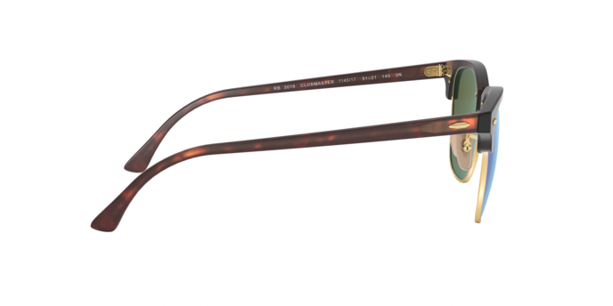 OKULARY RAY-BAN® CLUBMASTER RB 3016 114517 51 ROZMIAR M