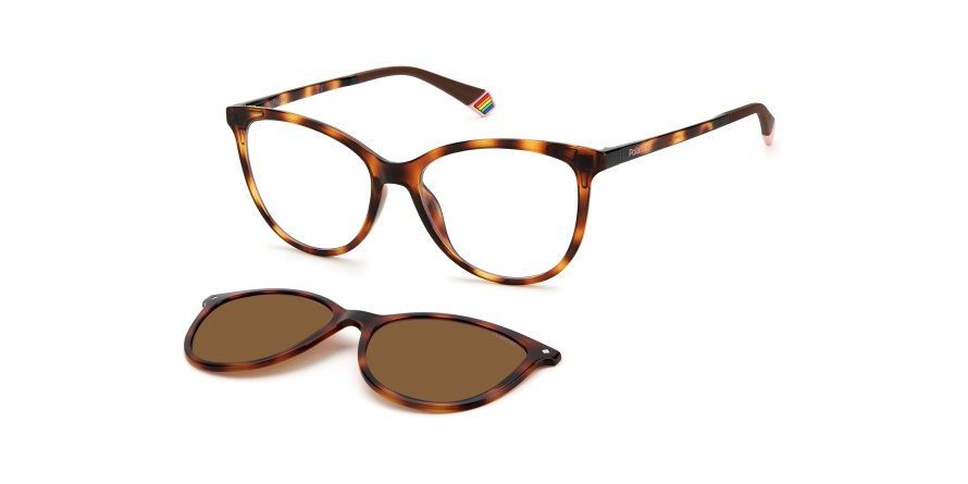 OKULARY KOREKCYJNE POLAROID PLD 6138CS 086 53 ROZMIAR M + NAKŁADKA Z POLARYZACJĄ