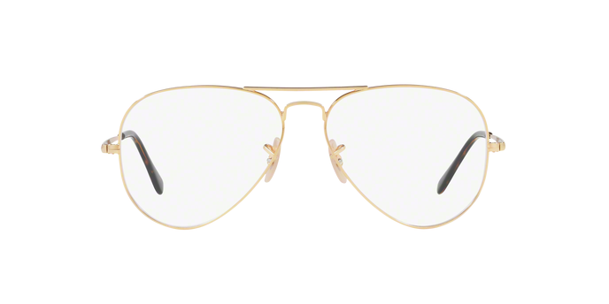 OKULARY KOREKCYJNE RAY-BAN® AVIATOR RX 6489 2500 55 ROZMIAR M