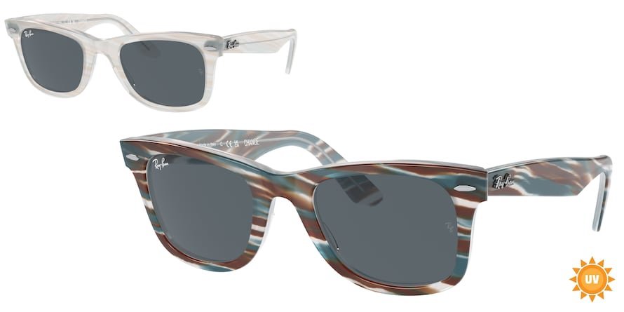 OKULARY RAY-BAN® WAYFARER RB 2140 1407R5 50 ROZMIAR M