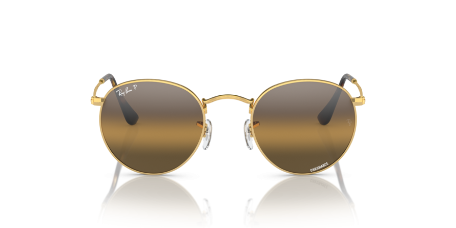 OKULARY RAY-BAN® ROUND METAL RB 3447 001/G5 53 ROZMIAR M Z POLARYZACJĄ