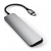 Satechi USB-C Slim Multiport V2 HUB - USB 3.0 / HDMI / USB-C(PD) / microSD / SD Space Gray (gwiezdna szarość)