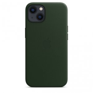 Apple Skórzane etui z MagSafe do iPhone’a 13 – zielona sekwoja