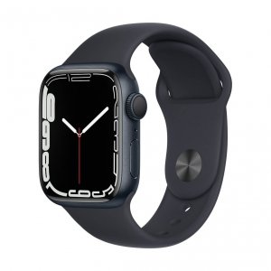 Apple Watch Series 7 41mm GPS Koperta z aluminium w kolorze północy z paskiem sportowym w kolorze północy - outlet