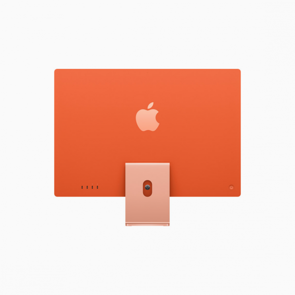 Apple iMac 24&quot; 4,5K Retina M1 8-core CPU + 8-core GPU / 8GB / 256GB SSD / Gigabit Ethernet / Pomarańczowy (Orange) - 2021