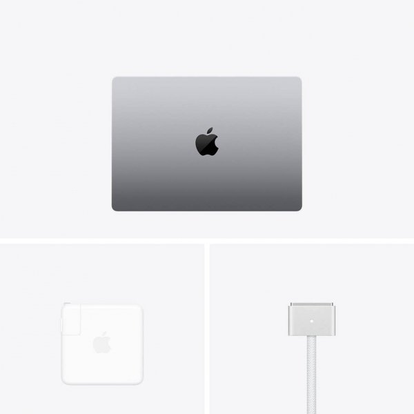 Apple MacBook Pro 14&quot; M1 Pro 10-core CPU + 14-core GPU / 32GB RAM / 512GB SSD / Gwiezdna szarość (Space Gray)