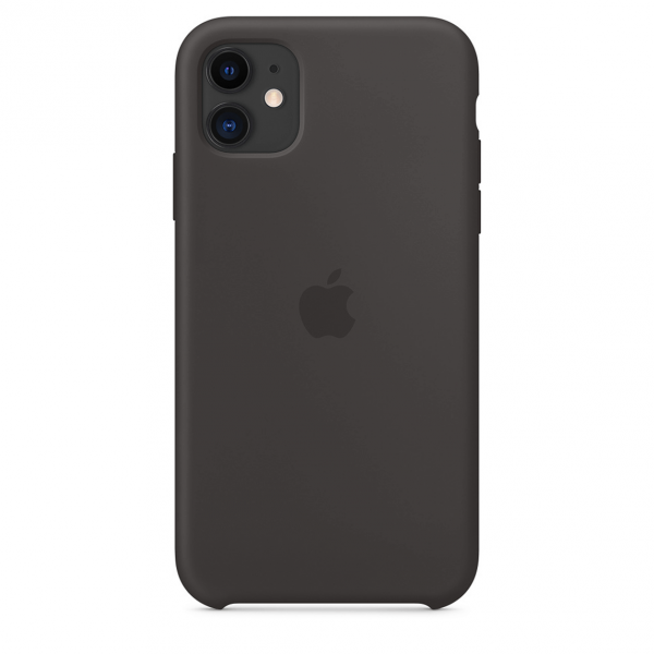 Apple Silikonowe etui do iPhone’a 11 – czarne