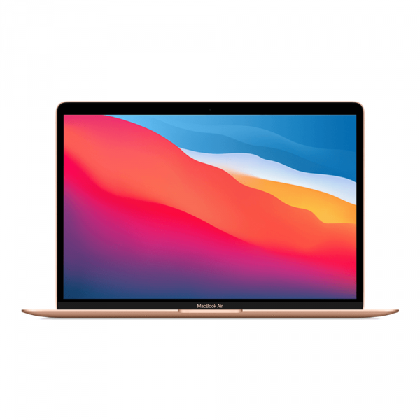 MacBook Air z Procesorem Apple M1 - 8-core CPU + 7-core GPU /  16GB RAM / 512GB SSD / 2 x Thunderbolt / Gold