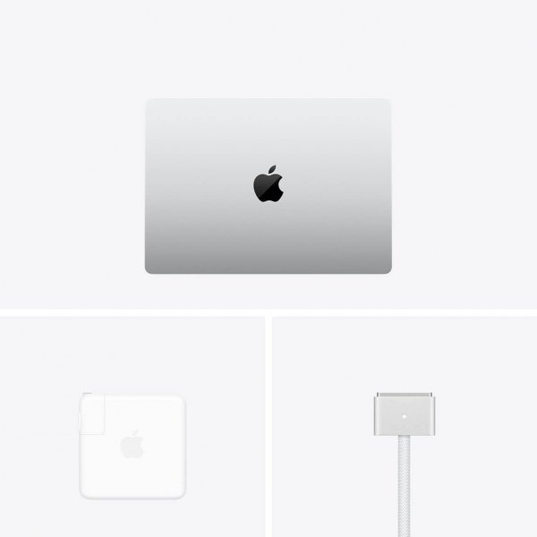 Apple MacBook Pro 14&quot; M1 Max 10-core CPU + 32-core GPU / 32GB RAM / 512GB SSD / Srebrny (Silver)