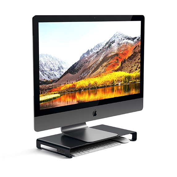 Satechi Aluminium iMac &amp; Monitor Stand Black