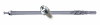 Kołek do mocowania na elewacji Ebolt 12*160 mm z gwintem wewnetrznym m5