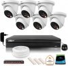 Zestaw monitoringu IP Dahua 8mpx 4K 6 kamer IPC-HDW2849TM-S-IL z dyskiem 1TB
