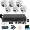 Zestaw monitoringu Dahua 6x kamera kopułkowa HAC-HDW1500CLQ-IL-A-0280B-S2 1TB IR 20m 51mp