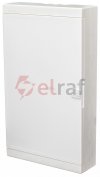 Szafa multimedialna natynkowa Multialfa plastikowa 310x530x105mm białe drzwi, zatrzask 5-014 MULTIALFA 530 BD
