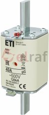 WKŁADKA NH1 GG 40A/500V