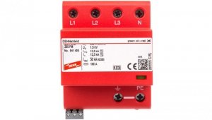 Ogranicznik przepięć Typ T1+T2 4P 12,5kA/50kA 1,5kV DEHNshield TNS 255 FM 941405