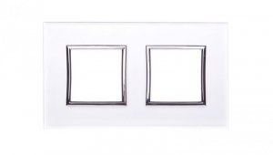 DANTE Ramka podwójna szkło PERL GLASS 4504182