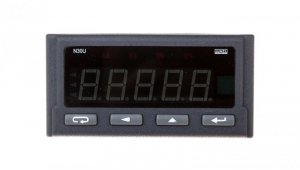 Programowalny miernik cyfrowy wejście temperaturowe i DC zasilanie 85-253V AC/DC wyjście impulsowe RS-485 analog. przek bez jedn