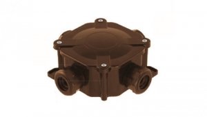 Puszka n/t hermetyczna PH PG16 75x75x33 5x4mm2 IP67 brązowa A.0035BR