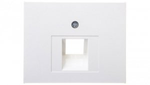 K.1 Element centralny do gniazda UAE RJ11 RJ12 RJ45 kat.3, 5e, 6 45st śnieżnobiały 14077009