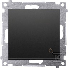 PRZ.ŚWIATŁO +RAM.IP20/44 CZARNY SIMON5