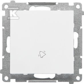 PRZY.DZWONEK+RAM.LINE BIAŁY MAT SIMON55