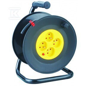 PRZEDŁ.BĘBEN 4GN.Z/U 25M IP20 CZARNY