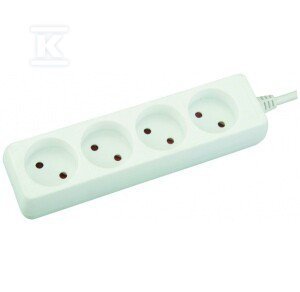 PRZEDŁ.4GN.B/U 3M IP20 BIAŁY