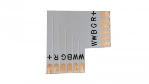 Złączka narożna PCB taśma RGB+CCT 12mm t+t