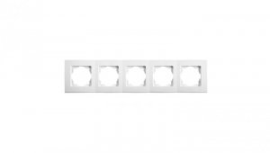 Panasonic LINNERA S Ramka 5-krotna biały połysk 91480005