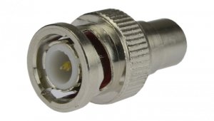 Przejście Adapter BNC (wtyk) / RCA Cinch (gniazdo) do łączenia kamer monitoringu CCTV