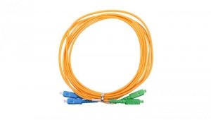 Patchcord Jednomodowy, Duplex, G657A1, 3mm, 3m Extralink SC/APC-SC/UPC