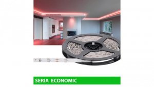 Taśma 12V 5m 150 led 12W czerwona smd2835 wyc.