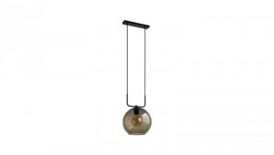 Nowodvorski lampa wisząca MONACO E27 x 1 Szkło Przewód w oplocie Czarny ~220-230 V MAX: 1x60W