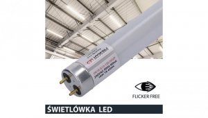 Świetlówka led T8 G13 120cm 18W 4000K 2100lm PC Prescot Flicker free