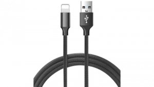 Kabel USB - Lightning szary 1,5m VA0005 VAYOX