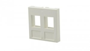 Adapter keystone podwójny 2M 45x45 biały Mediabox