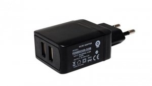 POSB05210A-2USB Zasilacz adapter ładowarka 10.5W 5V 2.1A z dwoma gniazdami USB