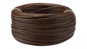 Przewód instalacyjny H07V-K / LgY 1,5 750V brązowy linka giętka Elektrokabel 50m