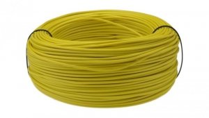 Przewód instalacyjny H07V-K / LgY 1,5 750V żółty linka giętka Elektrokabel 50m