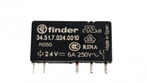 Przekaźnik miniaturowy 1P 6A 24V DC F34-51-7-024-0010FINDER
