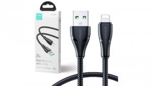 Kabel USB-A / Lightning Joyroom S-UL012A11 120cm 2.4A w oplocie czarny
