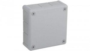 Puszka natynkowa pusta 12 wlotów VIPLAST VP-51 SZARA IP55 118x118x46mm 051-03