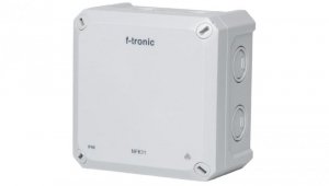 Puszka instalacyjna natynkowa NFK11 110x110x67mm bezhalogenowa hermetyczna IP66 szara NEPTUN Compact F-TRONIC