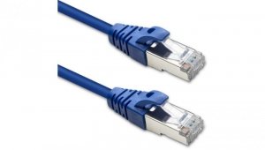 Qoltec Kabel Patchcord FTP CAT6 2 x RJ-45 3m High speed Gold Ekranowany