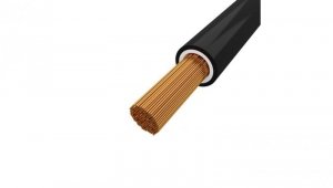 Przewód 6mm2 czarny H07V-K 100m Linka sterownicza BiTOne 450/750V 4886