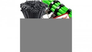 OPASKA KABLOWA zaciskowa CZARNA UV 2.5x100 100 szt