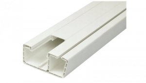 Kanał parapetowy dwuścienny PK 120x55 KOPOS do instalacji modułów 45x45mm Mediabox / 2 m /